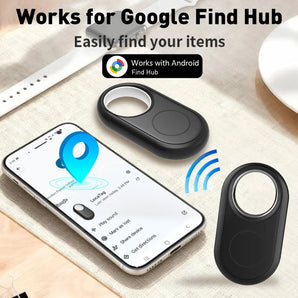 4-PCS Bundle Android Tracker Portable Anti-lost Device Work With Google's Find Hub items Finder Smart Tag for Pixel Motorola GMS