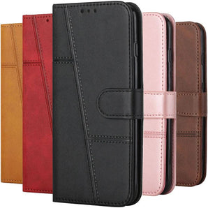 Simple Case For Motorola Moto G Pure G10 E20 E22 E22i E40 G31 G41 G71 G62 G72 Edge 30 Lite Neo Wallet Card Slot Protect Cover