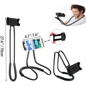New Lazy Neck Mobile Phone Holder For IPhone Huawei Xiaomi Flexible Neck Lazy Necklace Tablet Holder Stand For Cellphone Tablets