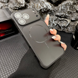 Bumper Magnetic Phone Case for Apple iPhone 13 14 15 16 17 18 Pro Max Heat Dissipation Raised Camera Protection For MagSafe