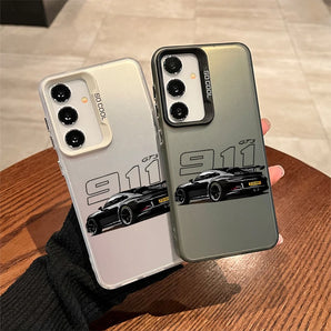 Sport Car GT3 Phone Case For Samsung S26 S25 S24 A57 A56 A37 A36 A17 A16 A07 M56 Ultra Plus Laser PC+TPU Cases Cover-S738P2
