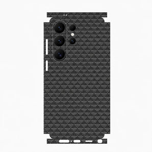 Slim Fit Full Wrap Faux Leather Back Skin Anti Scratch Protective Cover Film for Samsung Galaxy S26 S25 Ultra S24 S23