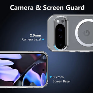 Strong Magnetic For Magsafe Wireless Charging Case For Google Pixel 11 10 9 ProXL 9A 8 8A 7 7A 6 6A Pro XL Shockproof Hard Cover