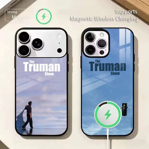 T-The T-Truman S-Show For IPhone17 16 15 14 13 12 11 Plus Pro Max Plus Wireless Charger Phone Case