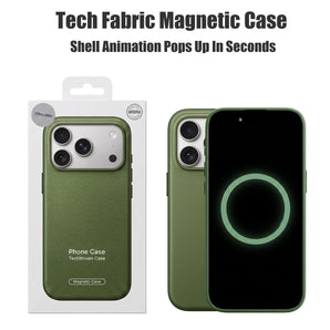 Original Animation Technology Woven Phone Case For IPhone 17 16 15 14 13 Pro Max For Magsafe Magnetic TechWoven Shockproof Cover
