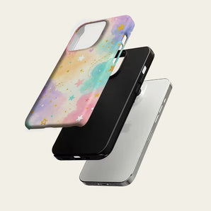 Glitter Star Sky For Magnetic Must-Have Phone Case for IPhone 18 17 16 15 14 13 Pro Max Plus Single Double-layer tough Case