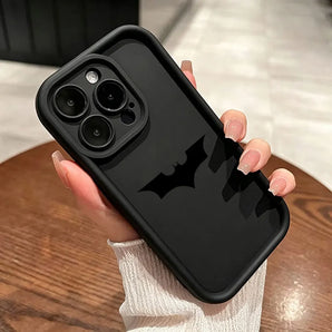 Black Movie  Bat-ManS Shockproof Phone Case For iPhone 18 17 16 15 14 13 12 11 Pro Max Mini 7 8 6 Plus XR XS SE 2020 2022 Cover