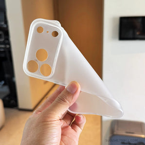 Ultra Thin Matte Translucent Soft TPU Case For iPhone 18 17 Pro Max Air 16 15 14 Plus 13 12 Button Camera Protection Slim Cover