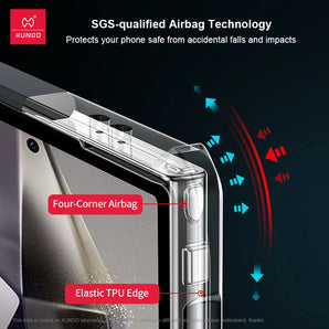 Xundd Case For Samsung Galaxy S24 S25 S26 Ultra S23 S22 S21 Note 20 Ultra S24 Plus Case,Airbag Shockproof Shell,Back Clear Cover