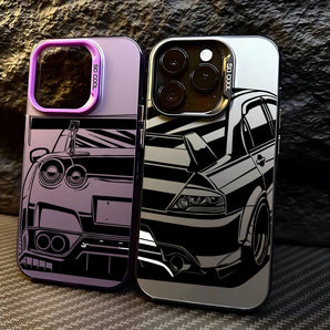 Luxury Sports car G-GTR Phone Case for Samsung Galaxy S26 S25 S24 S23 S22 S21 Note20 FE Ultra Edge Plus 5G Anti Fall Matte Cover