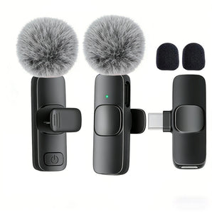 Type-C Port Professional Wireless Lavalier Microphone for Smartphones, Computers, Tablets, Plug and Play