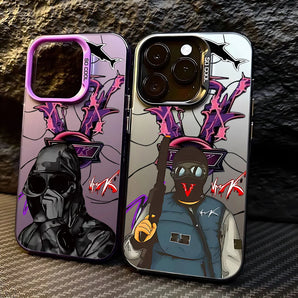 Cool Fashion V-VRUNKS Phone Case For iPhone 17 17e 16e 16 15 14 13 mini Pro Max X XR XSMAX Air Plus Anti Fall Matte Back Cover