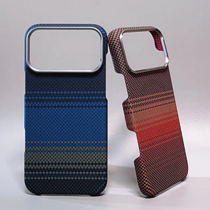 Luxury Carbon Fiber Texture For Magsafe Case For iPhone 17 16 Pro Max 15 14 13 Magnetic Wireless Charging Shockproof Hard Cover