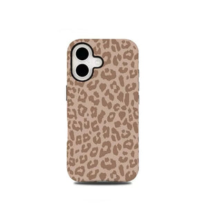Luxury Leopard Print Phone Case for iPhone 17 16e 16 15 14 13 12 11 X XS XR XSMAX 7 8 Air Pro Max Plus Luxury Double-layer
