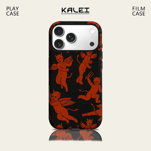 Devil Cherubs Phone Case for IPhone 17 16 15 14 13 Pro Max Plus for Magnetic Single Double-layer Tough Case