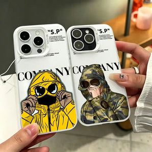Fashion C-C-p-s COOL design(2) Phone Case IMD Colorful Silver case for iPhone 18 17 AIR 16 15 14 13 Pro Max plus