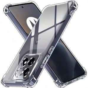 Thick Shockproof Silicone Phone Case For Motorola Edge 70 60 50 Fusion+ 40 Pro Neo G55 G75 G85 G84 G54 5G Protect Clear Cover
