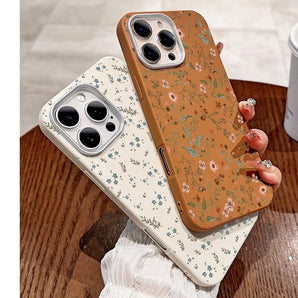 Small Flower Lichee Phone Case For Samsung Galaxy S26 S25 Ultra S24 S23 FE S22Plus A55 A56 S21 A34 A35 A36 A54 Shockproof Cover