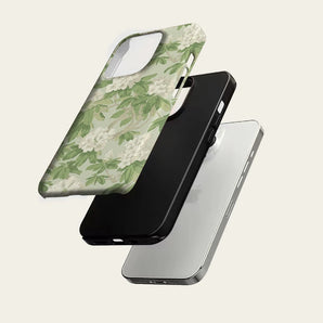 Green White Floral IPhone17 Must for Magnetic Phone Case for IPhone 17 16 15 14 13 Pro Max Plus Single Double-layer Tough Case