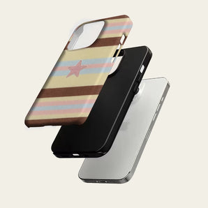 Knit Star Stripe For Magnetic Must-Have Phone Case for IPhone 18 17 16 15 14 13 Pro Max Plus Single Double-layer tough Case