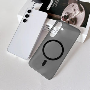 Matte Magnetic Case For Samsung S26 S25 Ultra S24 S23 S22 Plus A57 5G A37 A56 A36 A26 A16 A17 A07 A06 For Magsafe Wireless Cover
