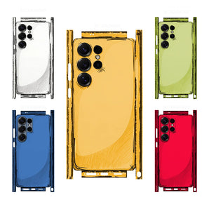 Plain Color Back Skin Film For Samsung Galaxy S26 S25 S24 Ultra S23Ultra S25Ultra 5G Matte Back Sticker Protector