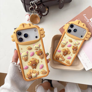 Newest Hotselling For iPhone 17 17 Pro 17ProMax Cases 3D Cute Cartoon Soft Silicone Shockproof Protective Cover Phone Back Shell