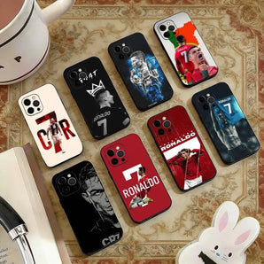 D-Cristiano Ronaldo Phone Case Silicone Soft For IPhone 17 16 15 14 13 12 11 X XR Plus Pro Max Plus