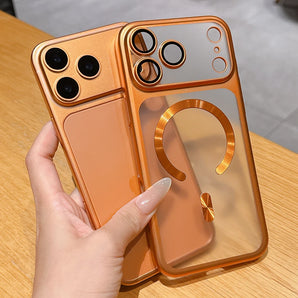Luxury Matte Translucent Magnetic Phone Case For iPhone 18 17 Pro Max 17Pro Cases For Magsafe Wireless Charging Protector Cover