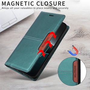 Leather Flip Phone Case For Samsung Galaxy S26 S10 Plus S20 S21 FE S22 S23 S24 S25 Note 20 Ultra Magnetic Wallet Protect Cove