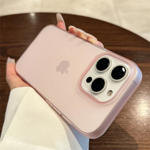 Soft Matte Candy Transparent Phone Case For iPhone 18 17 16 15 14 Pro Max Plus 13 12 11 XR XsMaxShockproof Silicone Bumper Cover