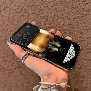 Top Gun Maverick Phone Case For lMDColor Silver Shell For lPhone 18 17 16 e 15 14 13 12 11 Pro Max Plus