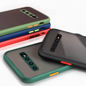 Ultra-Thin Skin Feel Case For Samsung Galaxy S10 S20 S21 S8 S9 Note 8 9 10 20 Plus S22 Ultra Cases Samsung S10 Matte case