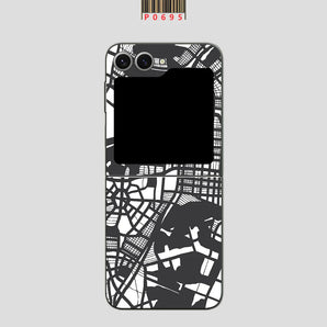 Skin For Samsung Galaxy Z Flip 8 7 6 5 4 3 Back Film Sticker Full Cover Protective Decal Wrap Side Frame Back Screen Protector