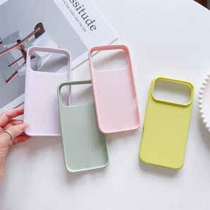 Matte Candy Color Phone Case for iPhone 17 Air 16 16E 15 Pro Max Liquid Silicone Shockproof Protection Skin Feeling Solid Cover