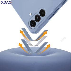 Original Candy Fashion Case Cover for Samsung Galaxy A07 A17 A27 A37 A57 5G Global Soft Square Liquid Silicone Phone Armor Coque