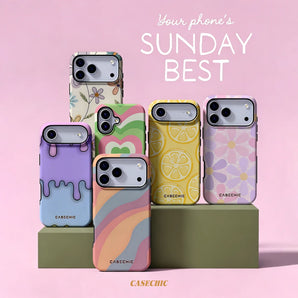 Pastel Lavender Wave For Case For iPhone 17 16 15 Pro Max TPU Anti-Scratch Outer Shell Raised Screen CaseChic
