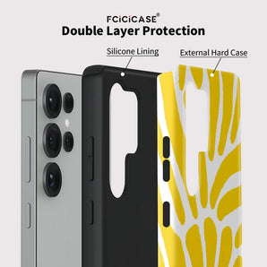 Painting Phone Case For Samsung Galaxy S25 S24+ S23 Plus S20 FE A56 A26 A16 A36 Anti-knock Double-layer Matte Cover