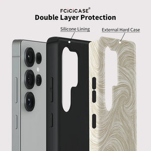 Fcicicase Fashion Art Painting Phone Case For Samsung Galaxy S23 Ultra S24+ S25 Plus S20 FE A36 A26 A56 A16 Dual Layer Capa