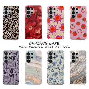 Luxury Bugrs Leopard Noir Phone Case for Samsung Galaxy S20 FE S22 S24 S25 S26 Plus Ultra Edge 4G 5G Double-layer Back Cover