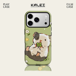 Clover Hamster For Magnetic Must-Have Phone Case for IPhone 18 17 16 15 14 13 Pro Max Plus Single Double-layer tough Case