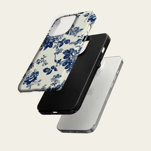 Indigo Floral IPhone17 Must for Magnetic Phone Case for IPhone 17 16 15 14 13 Pro Max Plus Single Double-layer Tough Case