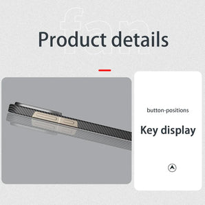 For OnePlus 15 phone case Kevlar aramid fiber hard shell carbon fiber ultra-thin lightweight magnetic business protective cover