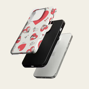 Snoopy Heart Love Phone Case for IPhone 17 16 15 14 13 Pro Max Plus for Magnetic Single Double-layer Tough Case