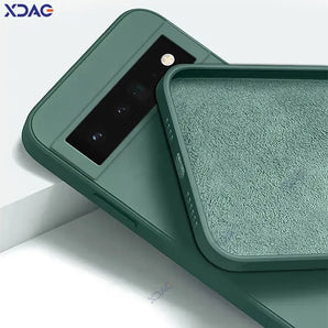 Luxury Cellphones Case Cover for Google Pixel 6 6A Pro 5G Google6Pro Google6A Pixel6Pro Pixel6A Soft Square Liquid Silicone Bags
