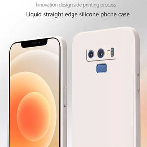 Original Case Soft Liquid Silicone Case For Samsung Galaxy Note 20 Note 20 Uitra 8 9 10 For Galaxy S10 S9 Plus Phone Cover