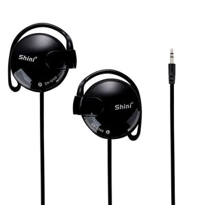 3.5mm Wired Bass Headphones Ear Hook Headset Sports Music Game Wired Earpiece For Mp3 Computer Mobile Telephone