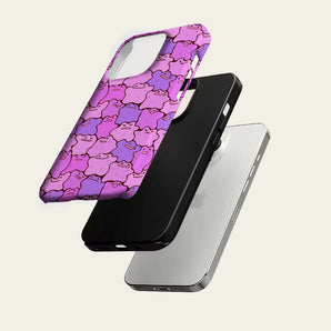 Purple Blobs for IPhone17 Must for Magnetic Phone Case for IPhone 17 16 15 14 13 Pro Max Plus Single Double-layer Tough Case