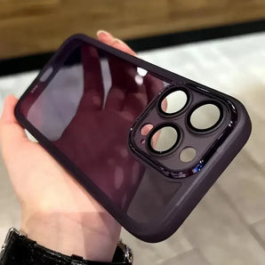 Luxury Soft Transparent Case For IPhone 16 14 13 12 11 15 Pro Max X Xs Max XR Plus SE 2020 2022 Shockproof Silicone Bumpe Cover