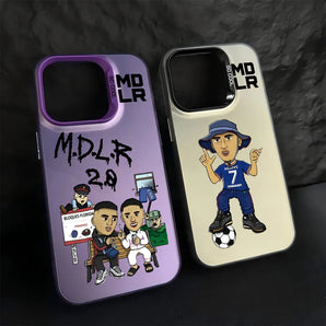 MDLR 'Morad' art Phone Case For iPhone 16e 16 15 14 13 12 11 mini Pro Max X XR XSMAX 8 7 Plus Anti Fall Matte Back Cover